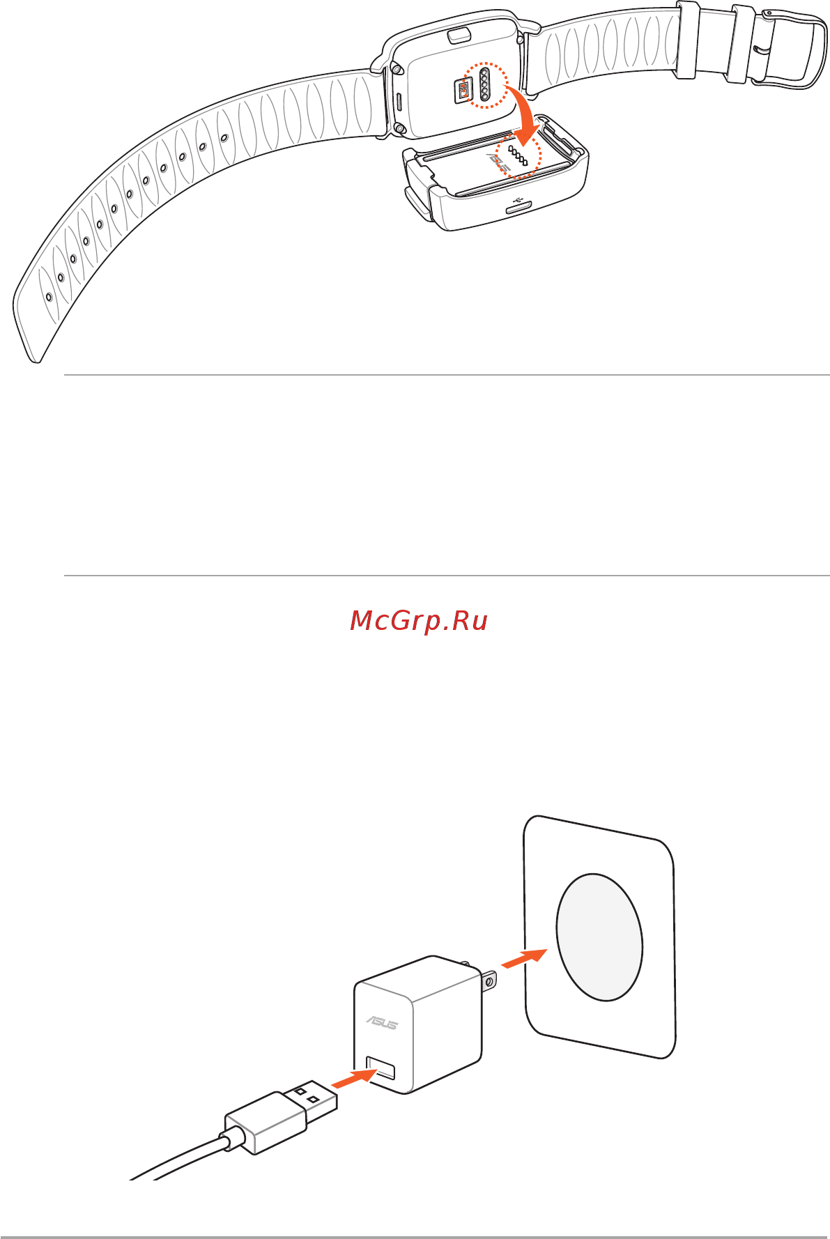 Asus Vivo Watch 90HC0021-M00H10 Черный [12/50] Зарядка asus vivowatch