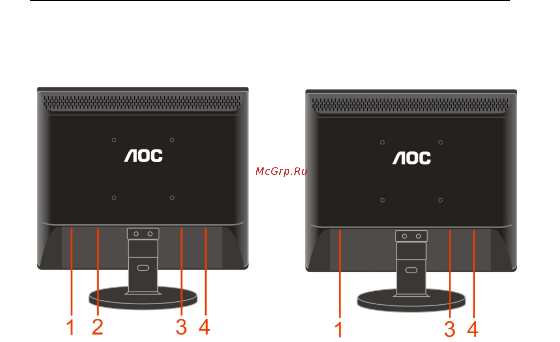 AOC E719SDA [12/62] Пoдключeниe мoнитopа