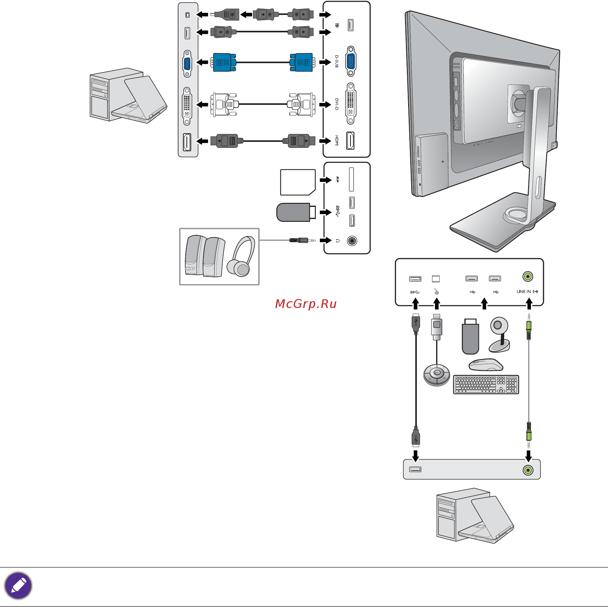 Benq BL3201PT [11/63] Подключение