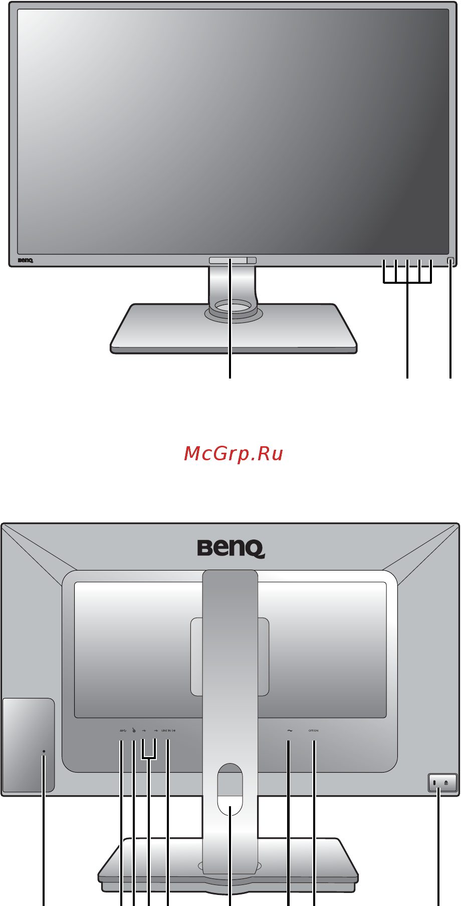 Benq BL3201PT [8/63] Начальные сведения о мониторе