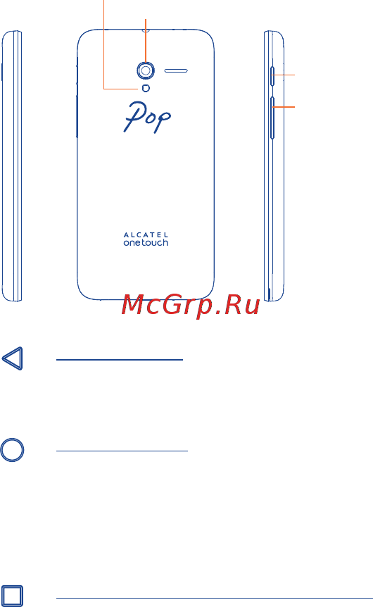 Alcatel OneTouch POP 3 5065D White leather Инструкция по эксплуатации онлайн [4/41] 240598