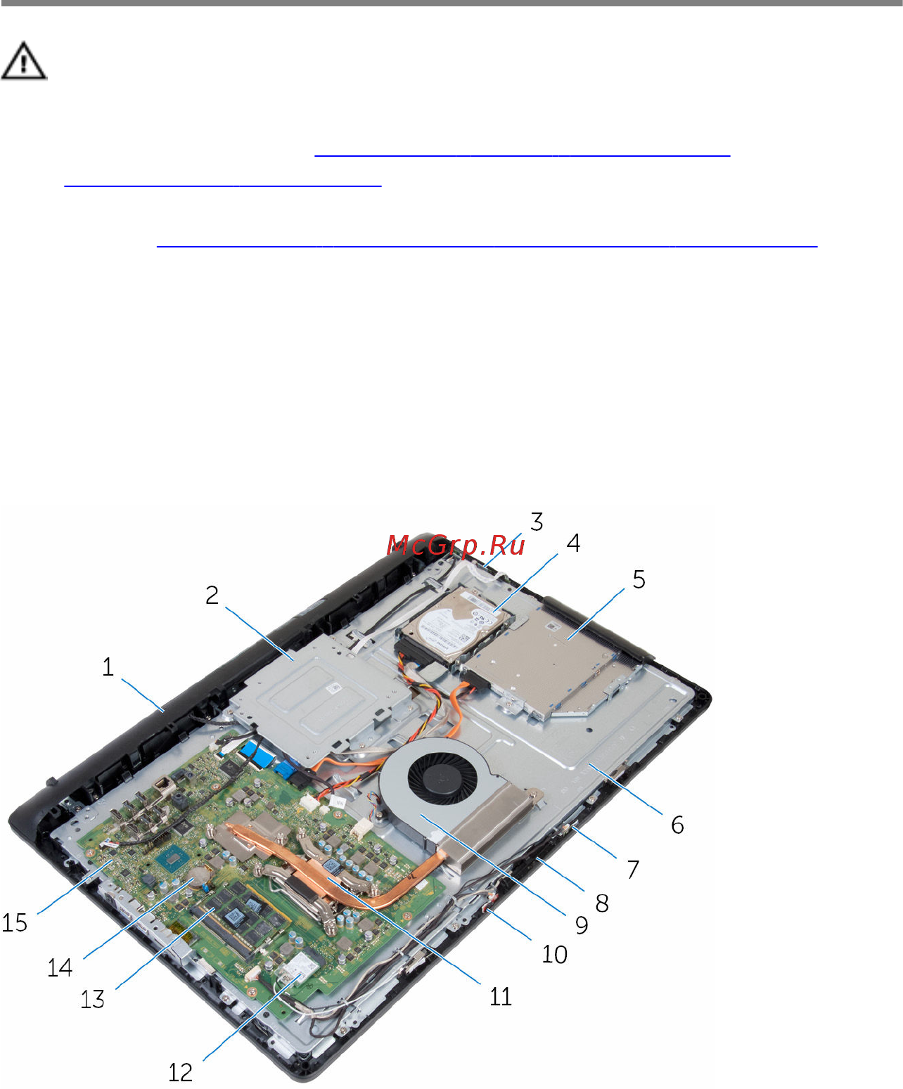 Dell Inspiron 5459-1721 [13/95] Внутренние компоненты компьютера