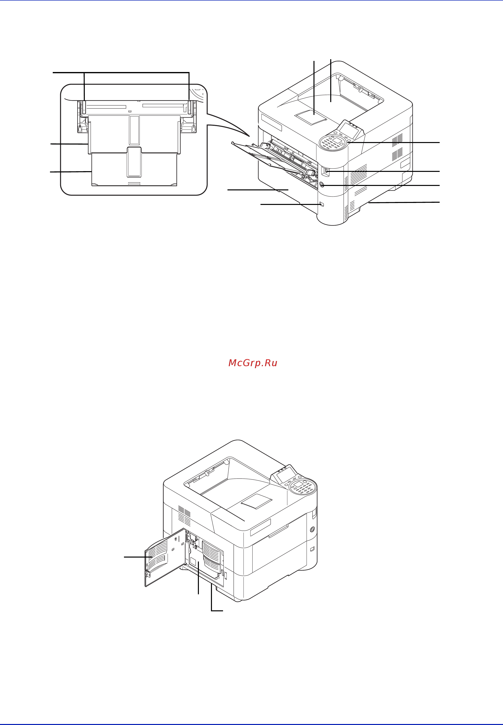 Kyocera ECOSYS FS-4100DN [18/133] Компоненты аппарата