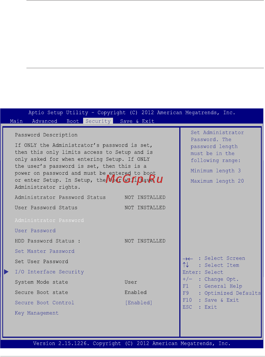 Asus N751JX-T7096T [83/140] Безопасность