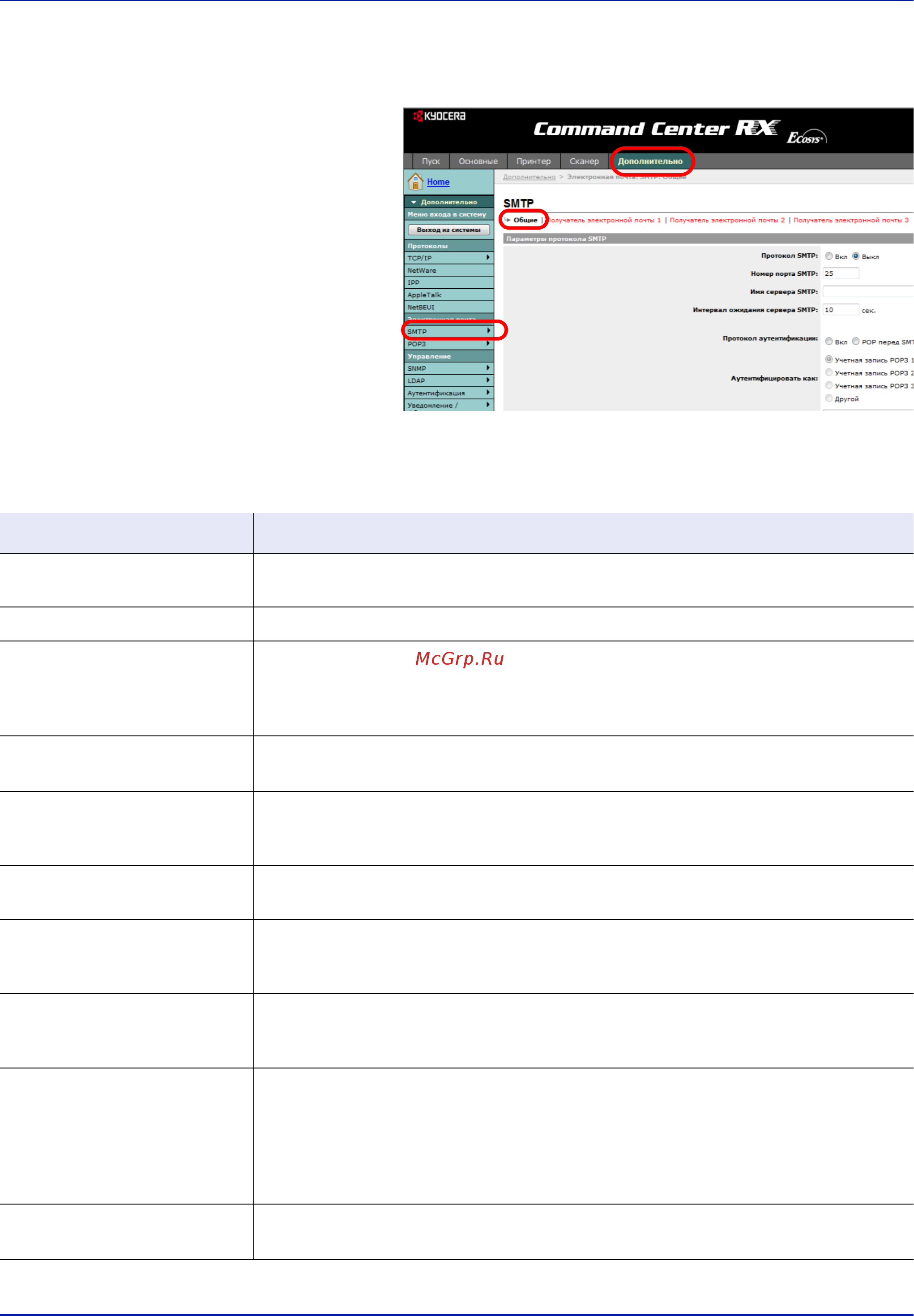 Kyocera ECOSYS FS-2100DN [40/133] Аутентифицировать как
