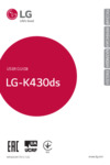 LG K10 LTE Black Gold (K430DS) Инструкция по эксплуатации