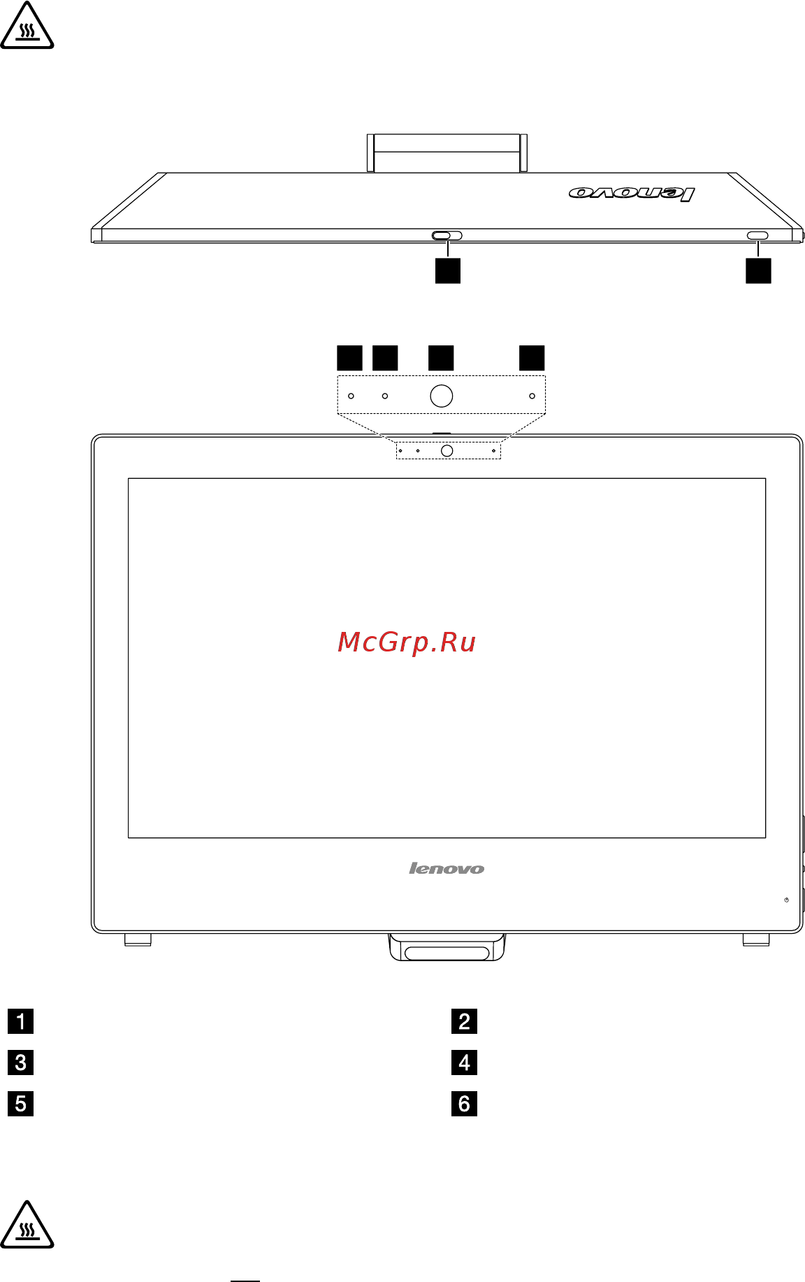 Lenovo S50 30 F0BA003XRK [7/51] Вид компьютера спереди