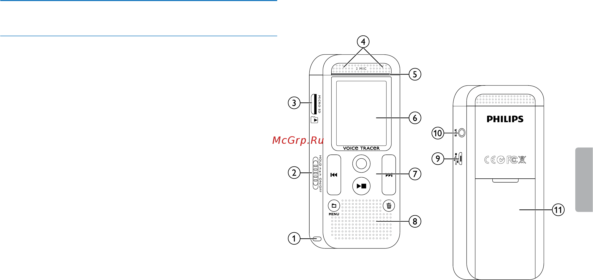 Philips DVT2500 [10/46] Общий вид изделия