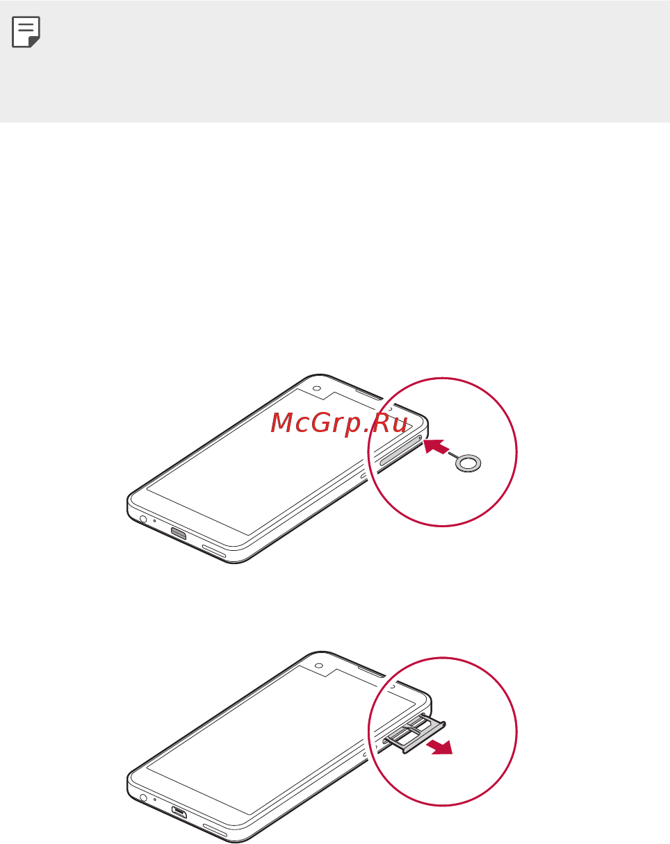 LG X View K500 DS Black [29/125] Установка sim карты