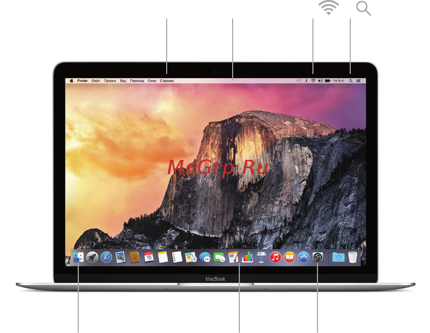 Apple MacBook Z0TE00035 Инструкция по эксплуатации онлайн [4/22] 291790