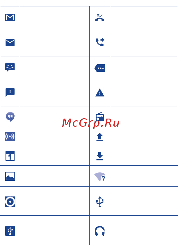 Alcatel PIXI 4 Metallic Silver (8050D) [11/48] Строка состояния
