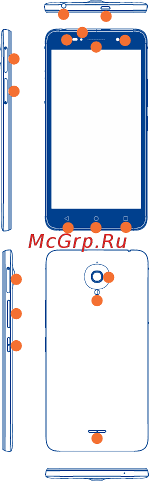 Alcatel PIXI 4 Metallic Silver (8050D) [4/48] Ваш телефон