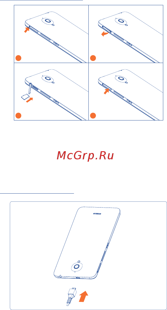Alcatel PIXI 4 Metallic Silver (8050D) Инструкция по эксплуатации онлайн [7/48] 240950
