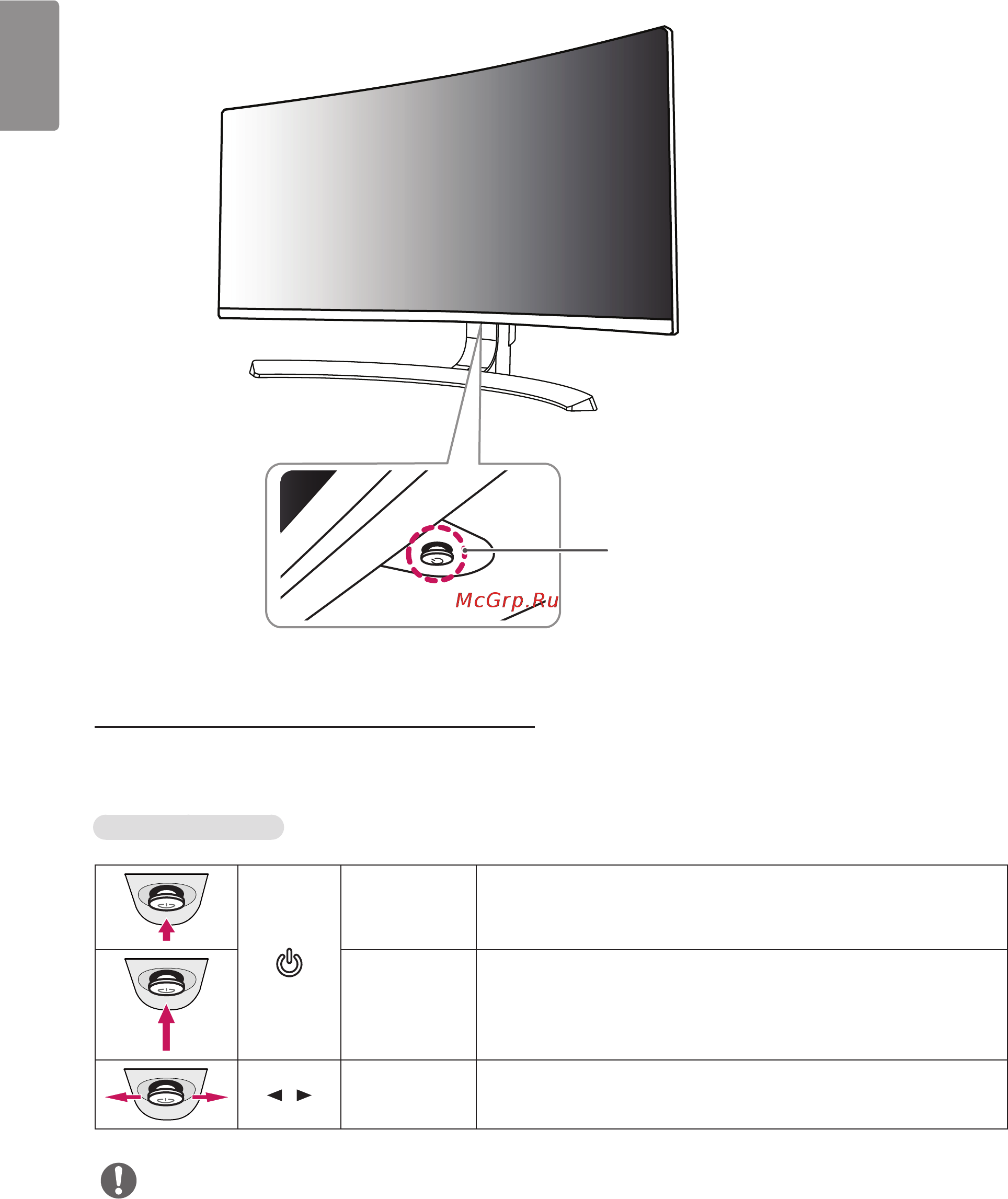 LG 34UC88-B [6/38] Примечание