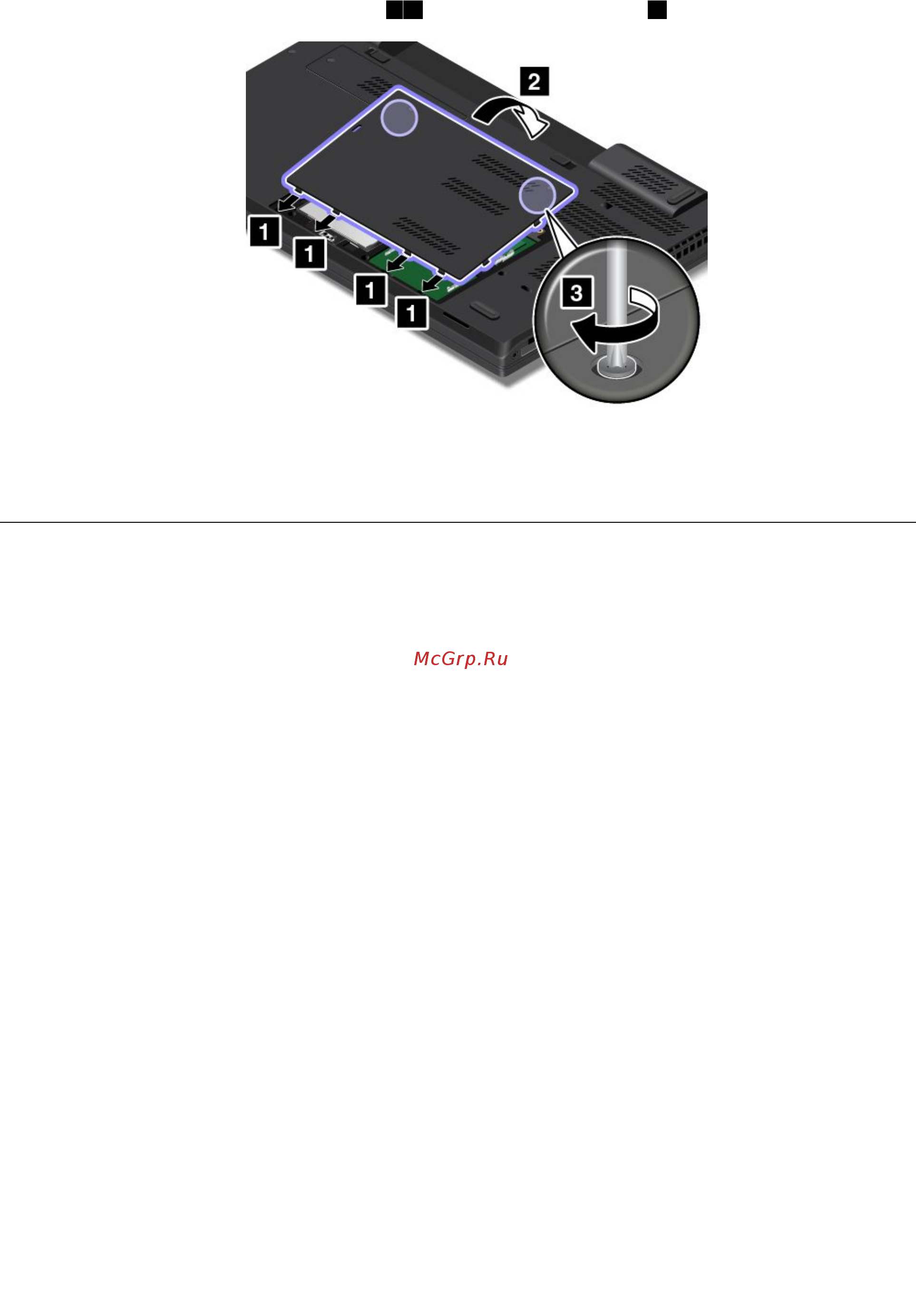 Lenovo ThinkPad T540p 20BE009BRT [105/212] Замена модуля памяти