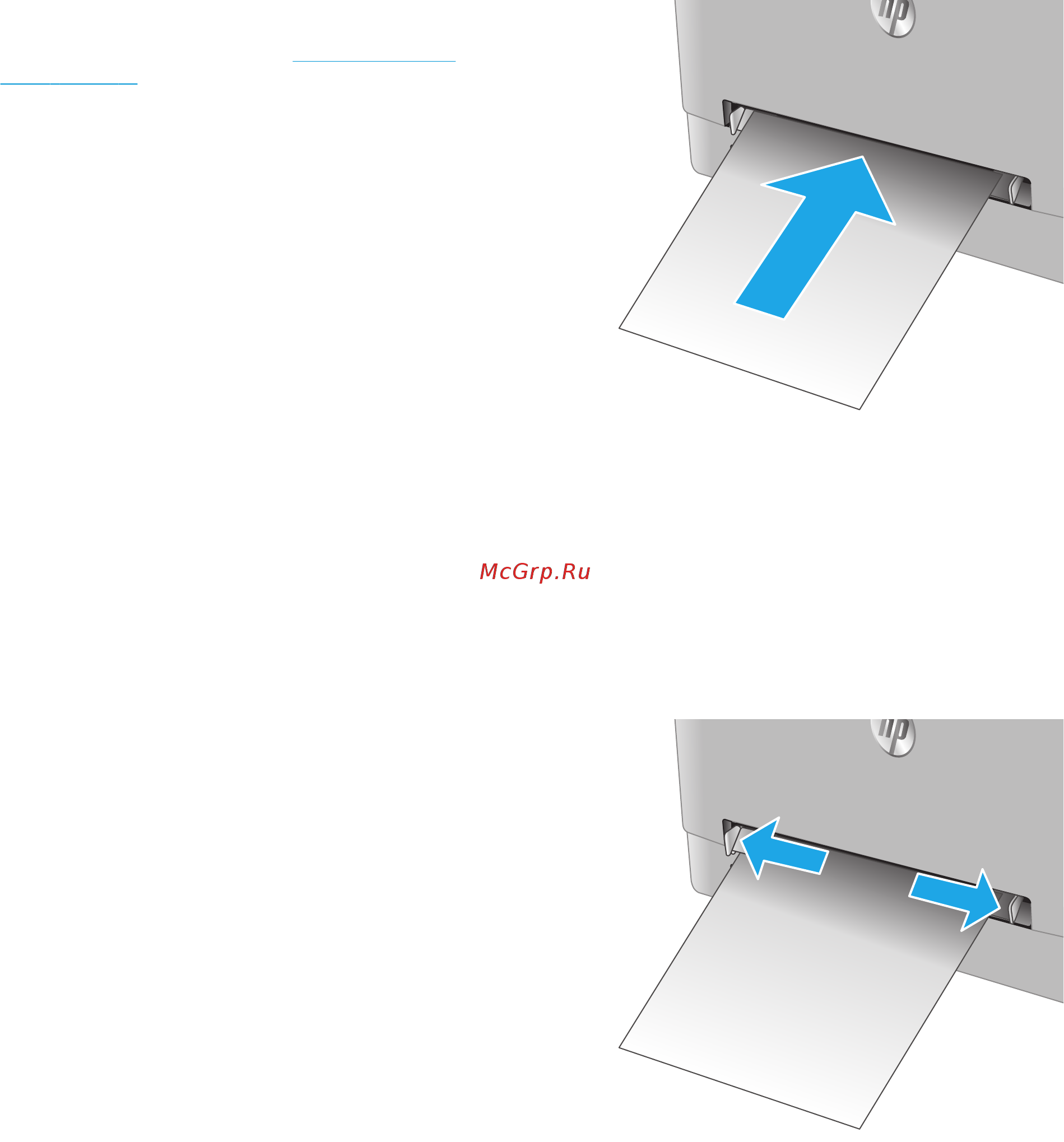 HP Color LaserJet Pro M252dw (B4A22A) [27/116] Загрузка конверта во входной лоток для приоритетной полистовой подачи лоток 1