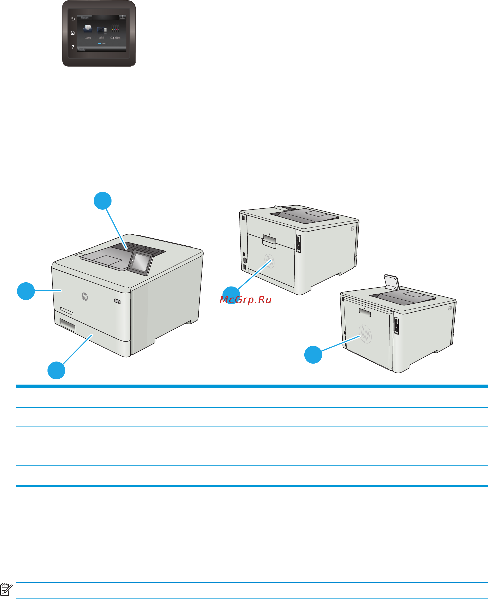 HP Color LaserJet Pro M452dn (CF389A) [105/134] Места замятия бумаги