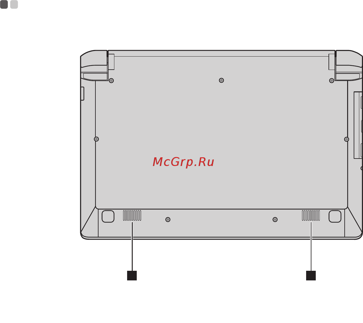 Lenovo Flex10 59442935 [12/30] Вид снизу