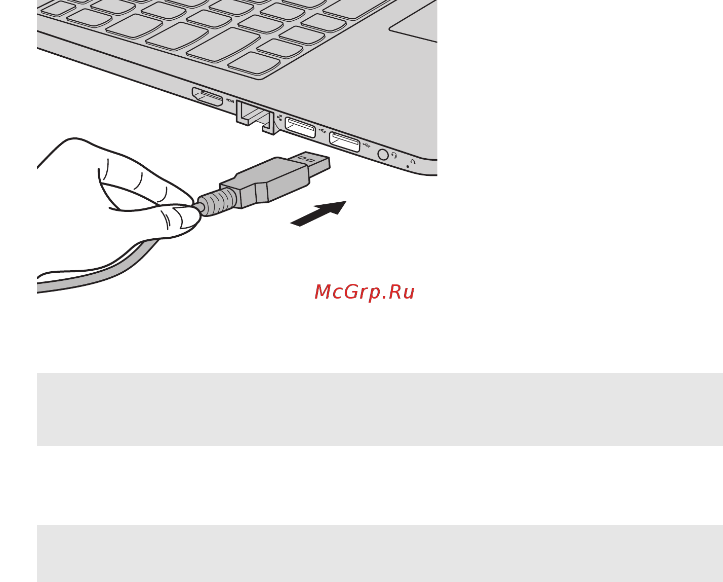 Lenovo IdeaPad 100-15 80MJ005ARK [13/40] Подключение устройств usb