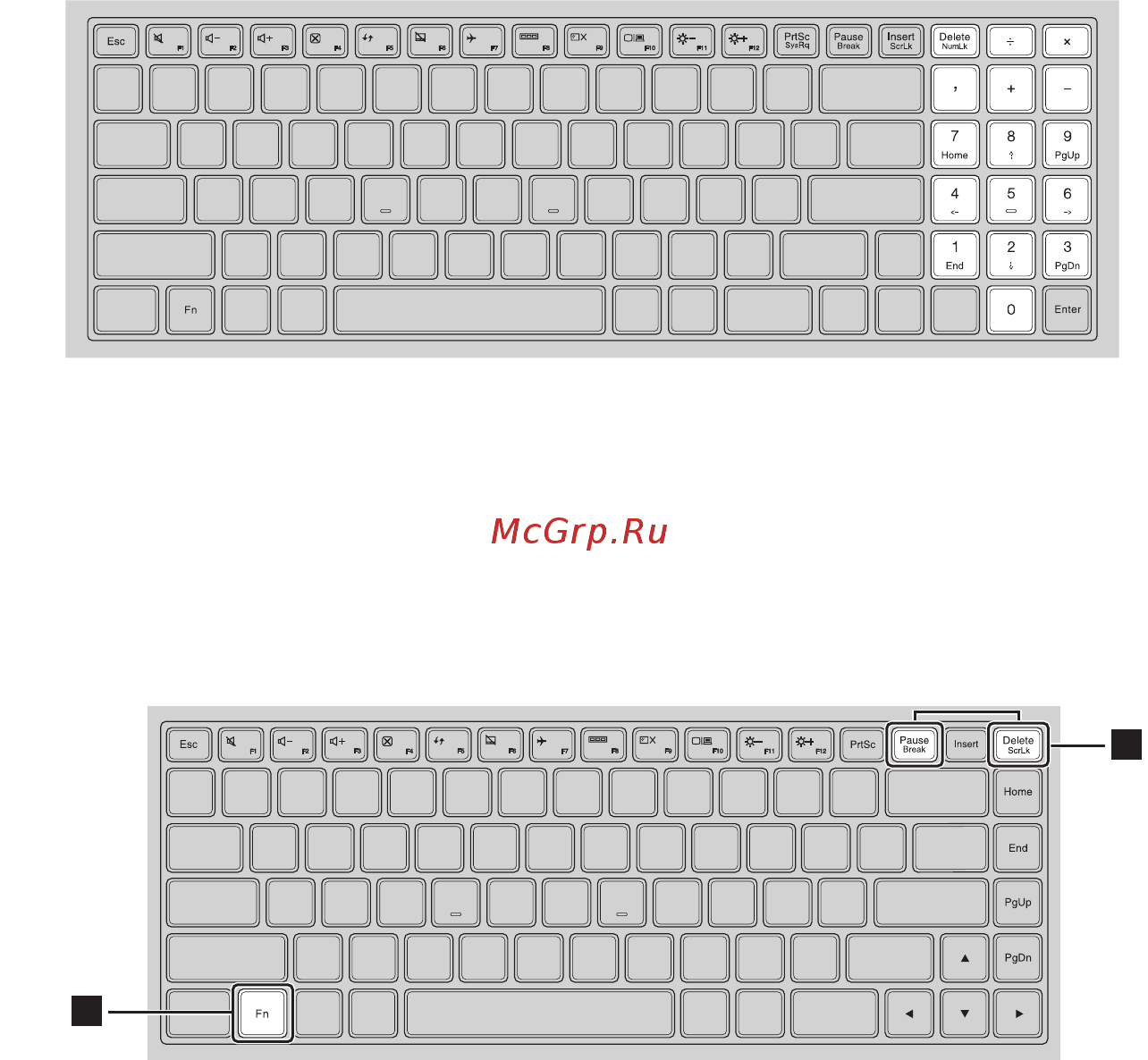Lenovo IdeaPad 100-15 80MJ005ARK [8/40] Использование клавиатуры