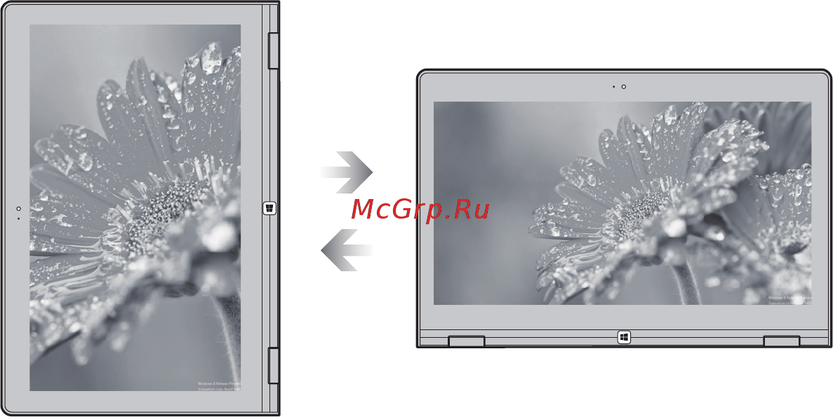 Lenovo Yoga 900S 12.5 (80ML005FRK) [9/39] Ориентация экрана