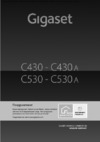 Gigaset C530 Black Инструкция по эксплуатации