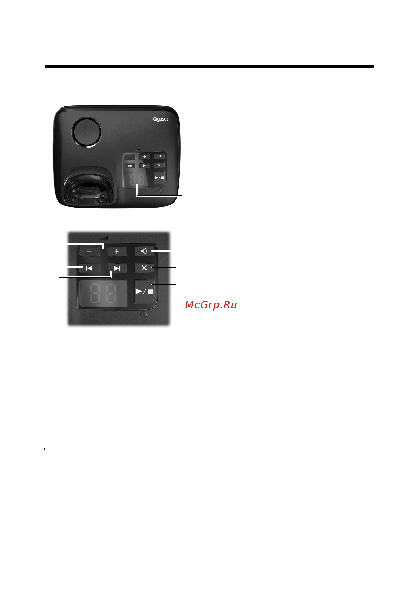 Gigaset C530 Black [4/87] Базовый блок gigaset c430a c530a