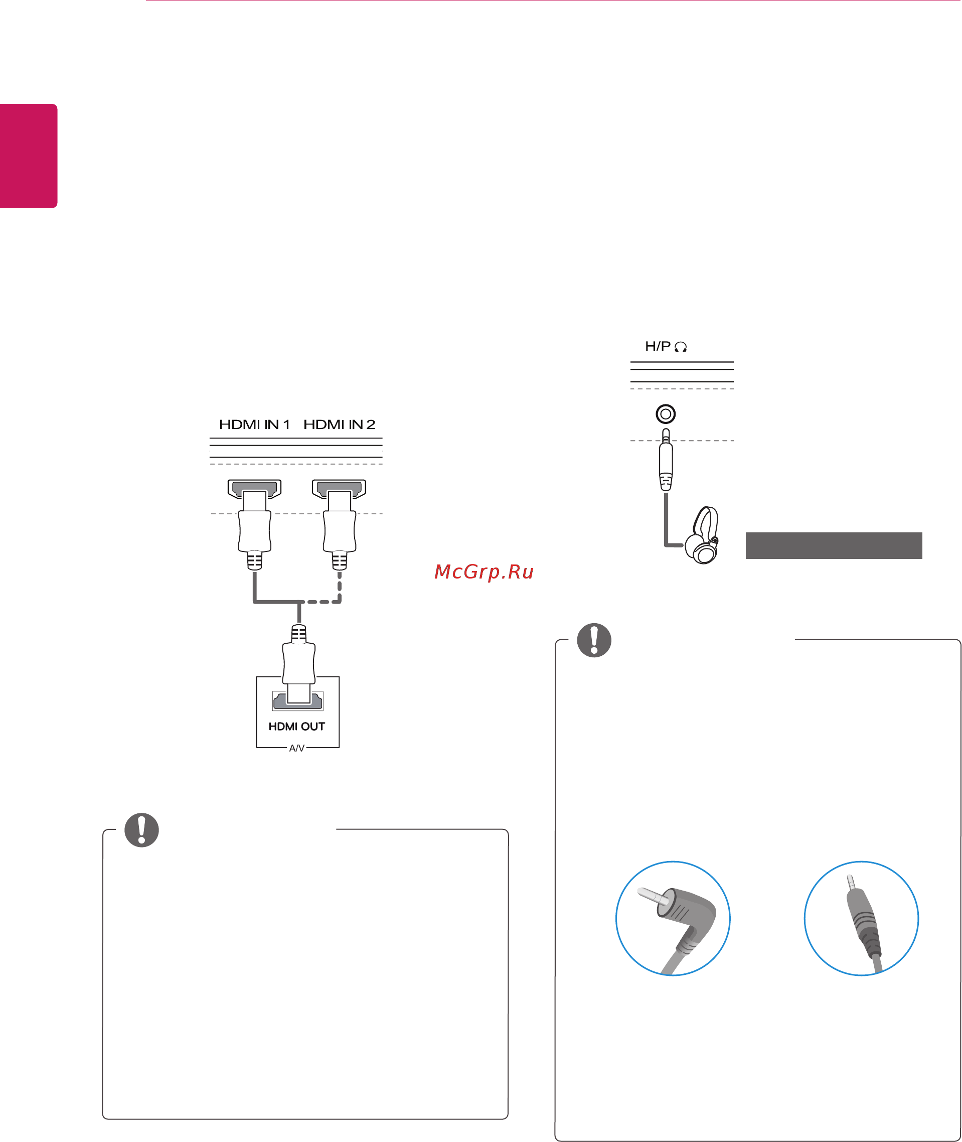 LG 25UM58-P Black [16/31] Подключение к a v устройствам