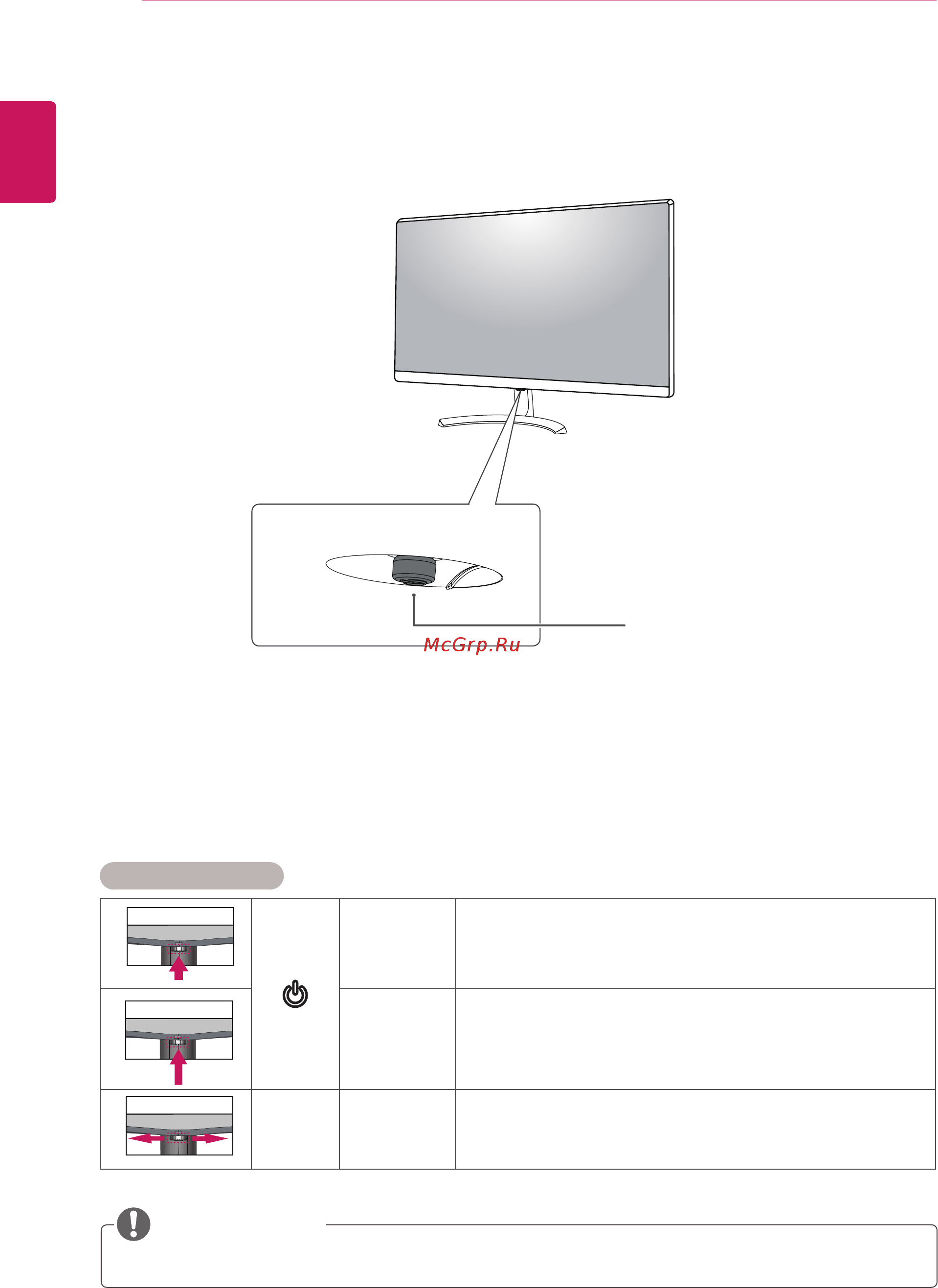 LG 22MP58D-P [6/37] Составляющие и кнопки