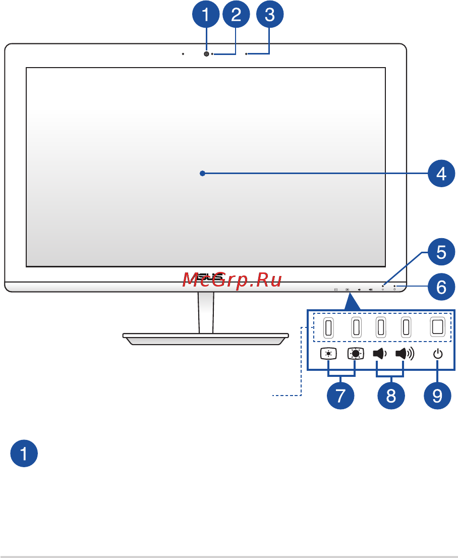 Asus V220ICNK-BC007X [13/66] Знакомство с моноблочным компьютером