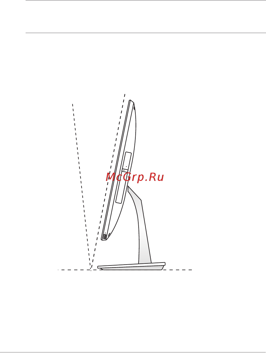 Asus V220ICNK-BC007X [22/66] Размещение моноблочного компьютера