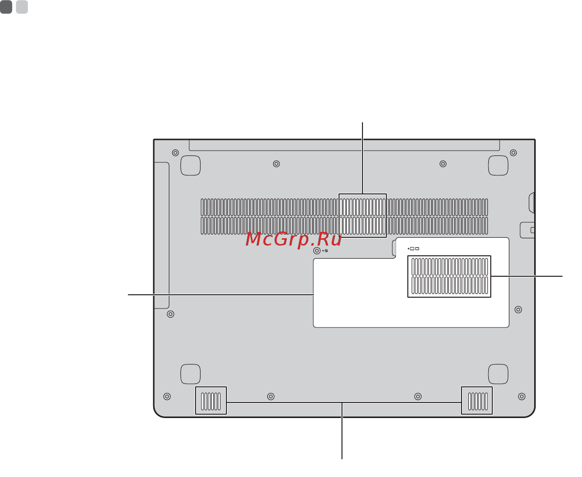 Lenovo IdeaPad 310 (80SM00QFRK) [17/50] Вид снизу
