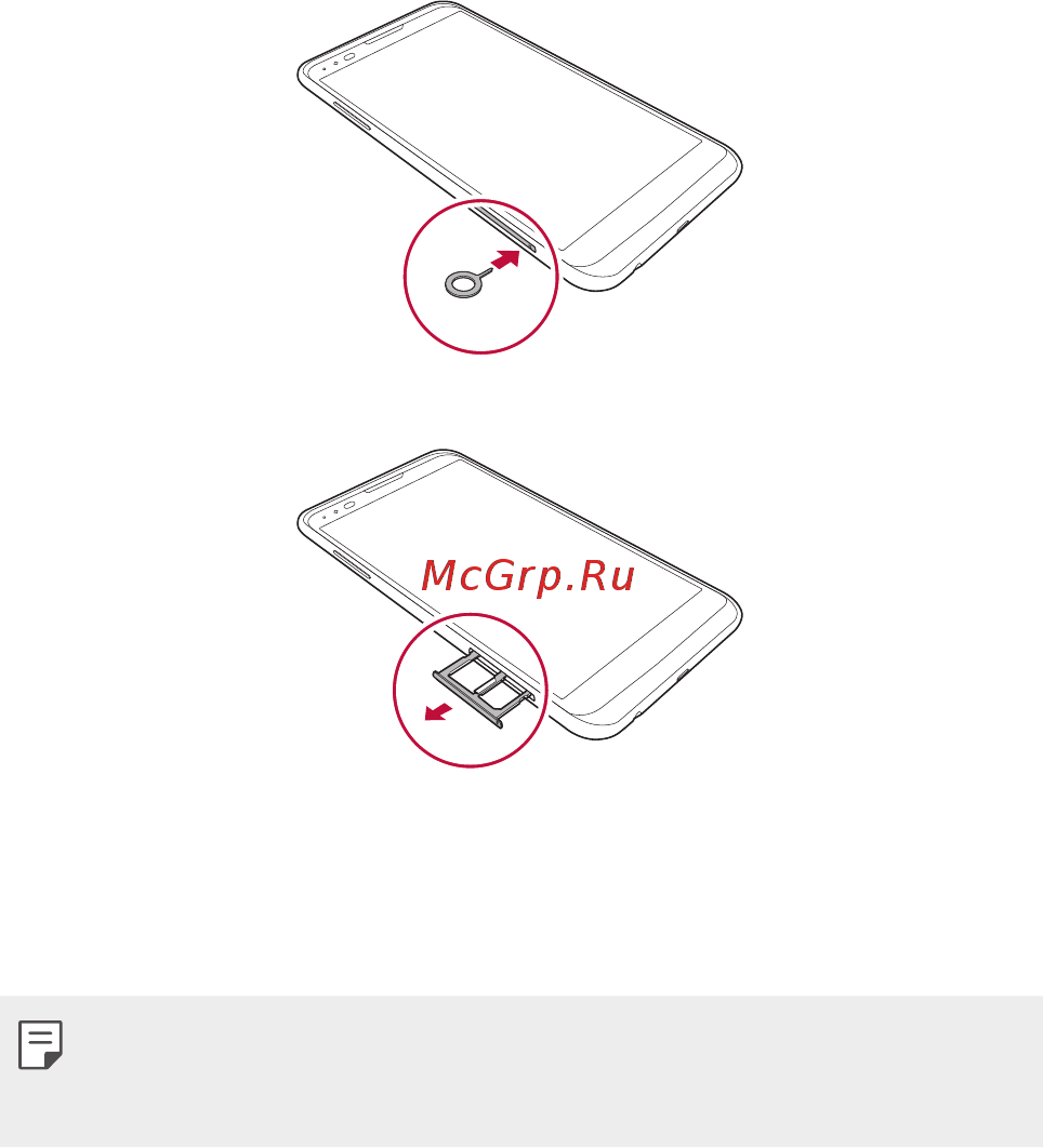 LG X Power Gold (K220DS) [25/115] Установка sim карты