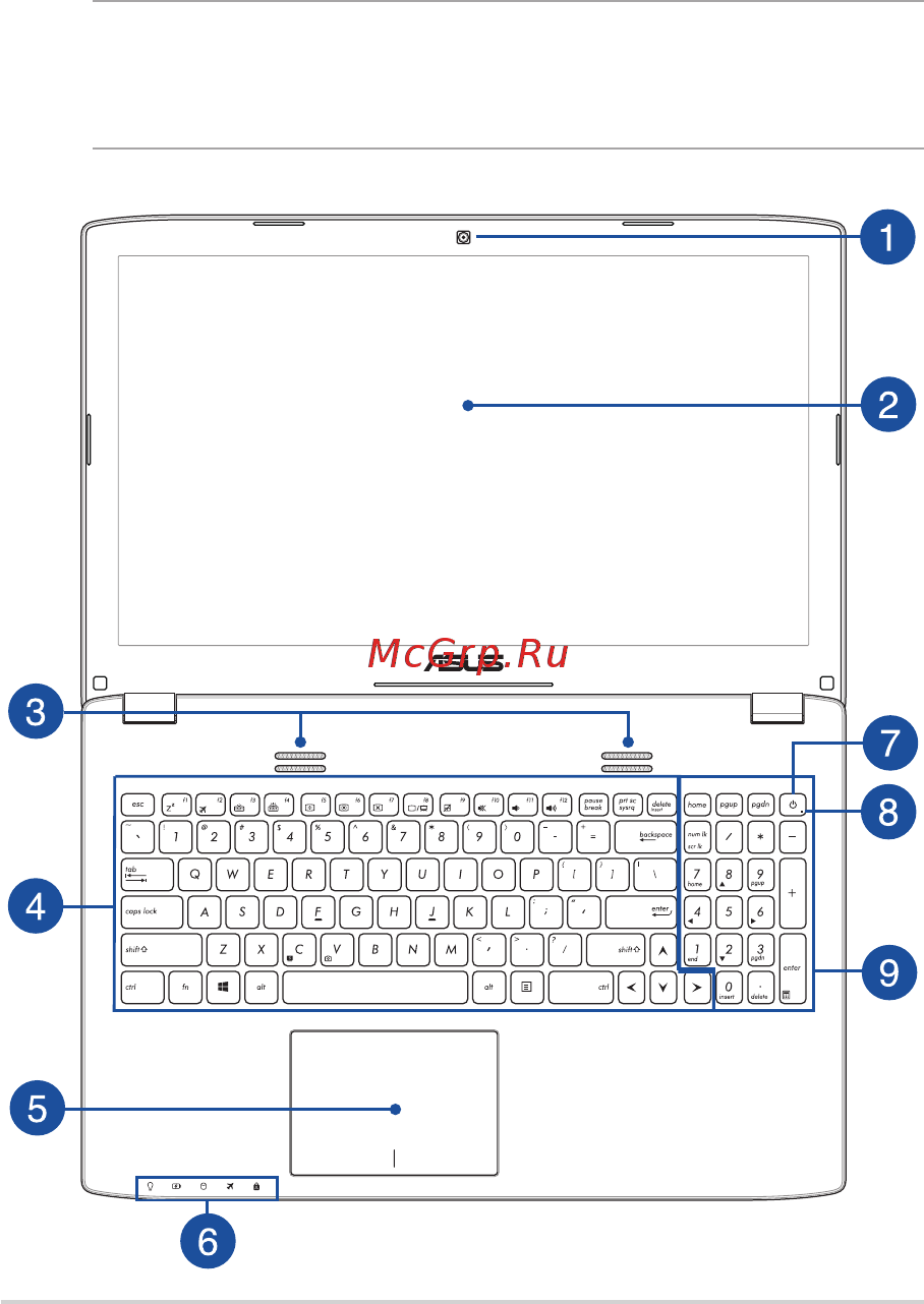 Asus GL552VX-XO101T [14/136] Знакомство с ноутбуком
