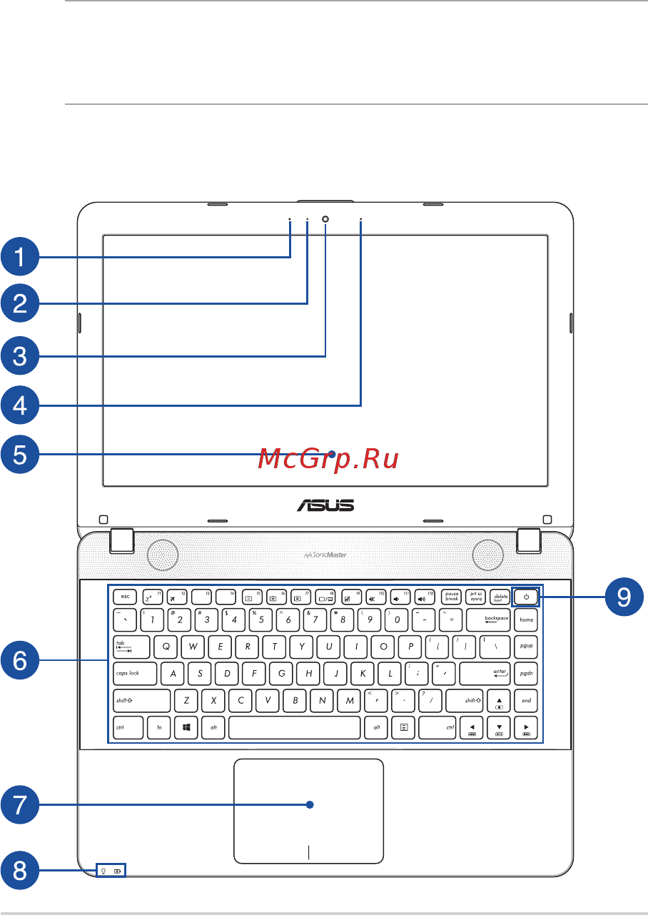 Asus X541SC-XO011T [14/114] Знакомство с ноутбуком