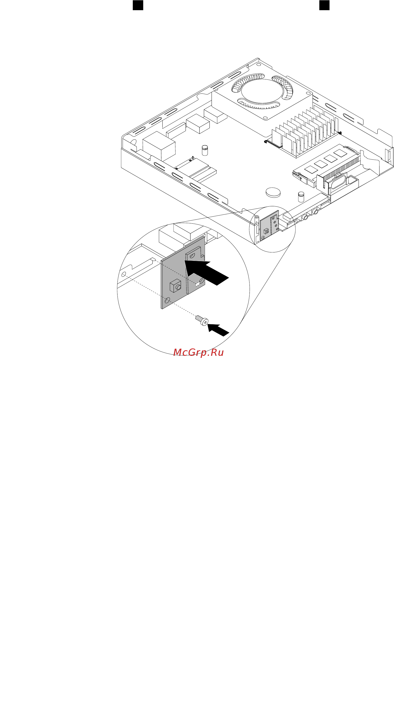 Lenovo ThinkCentre M53 Tiny slim (10DES00A00) [117/156] Замена блока жесткого диска