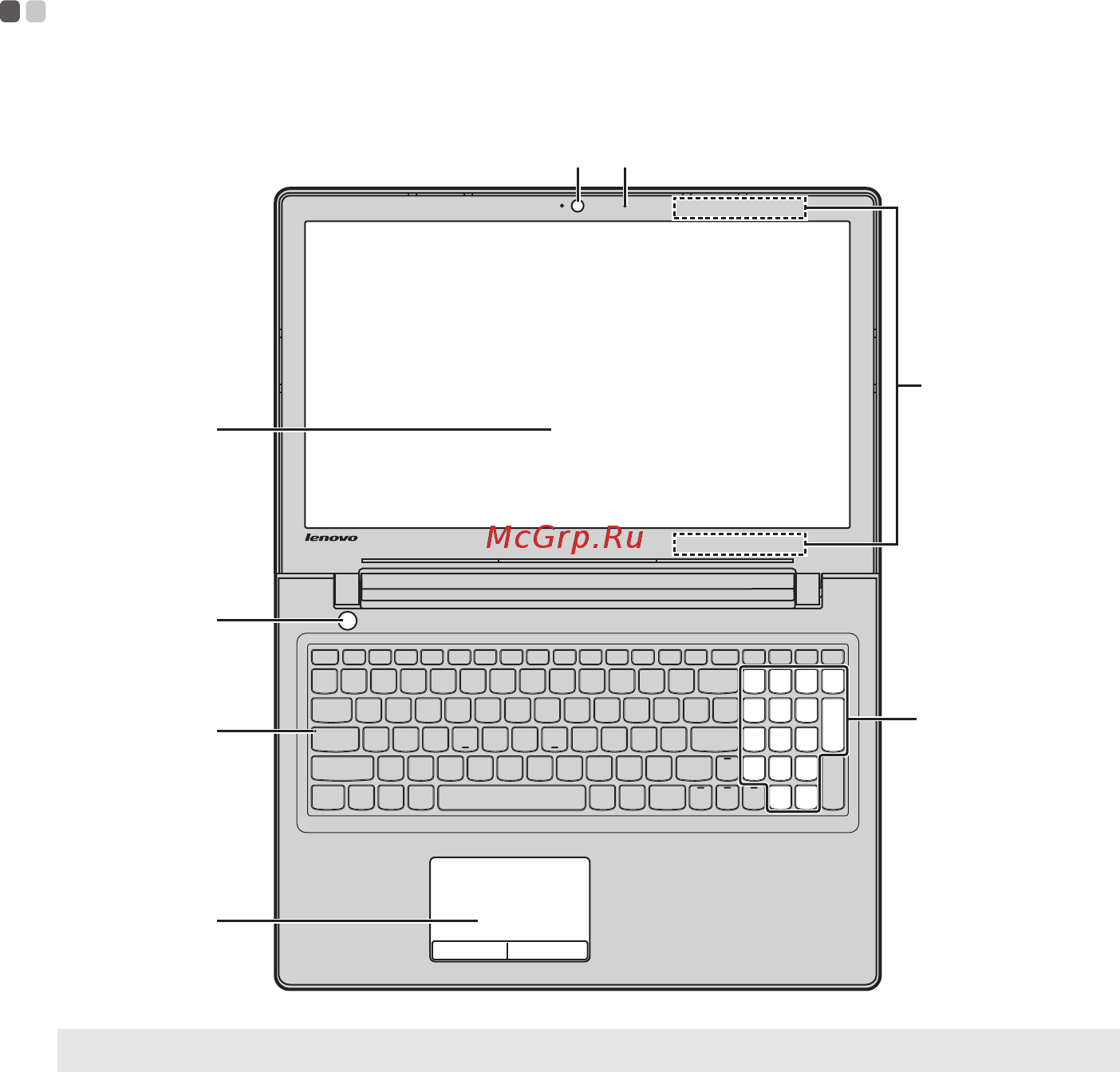 Lenovo IdeaPad B71-80 (80RJ00F2RK) [5/44] Глава 1 общий обзор компьютера