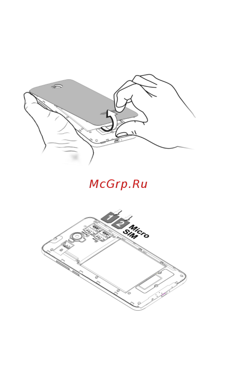 Micromax Canvas Spark 3 Q385 Black [15/22] Установка sim карты