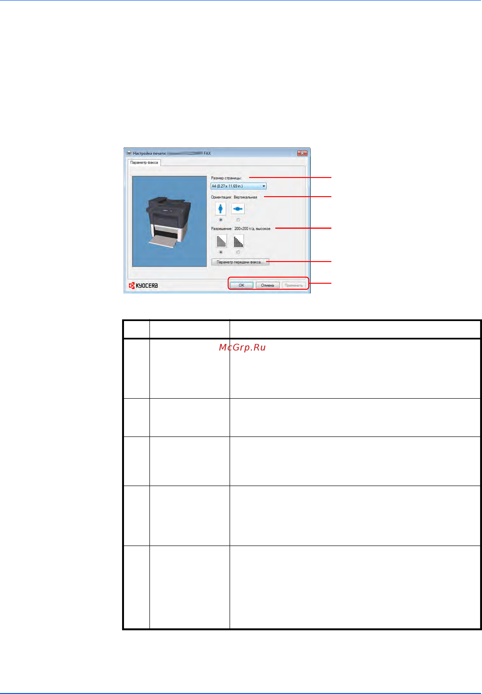 Kyocera ECOSYS FS-1025MFP [168/219] Выполнение настроек драйвера по умолчанию