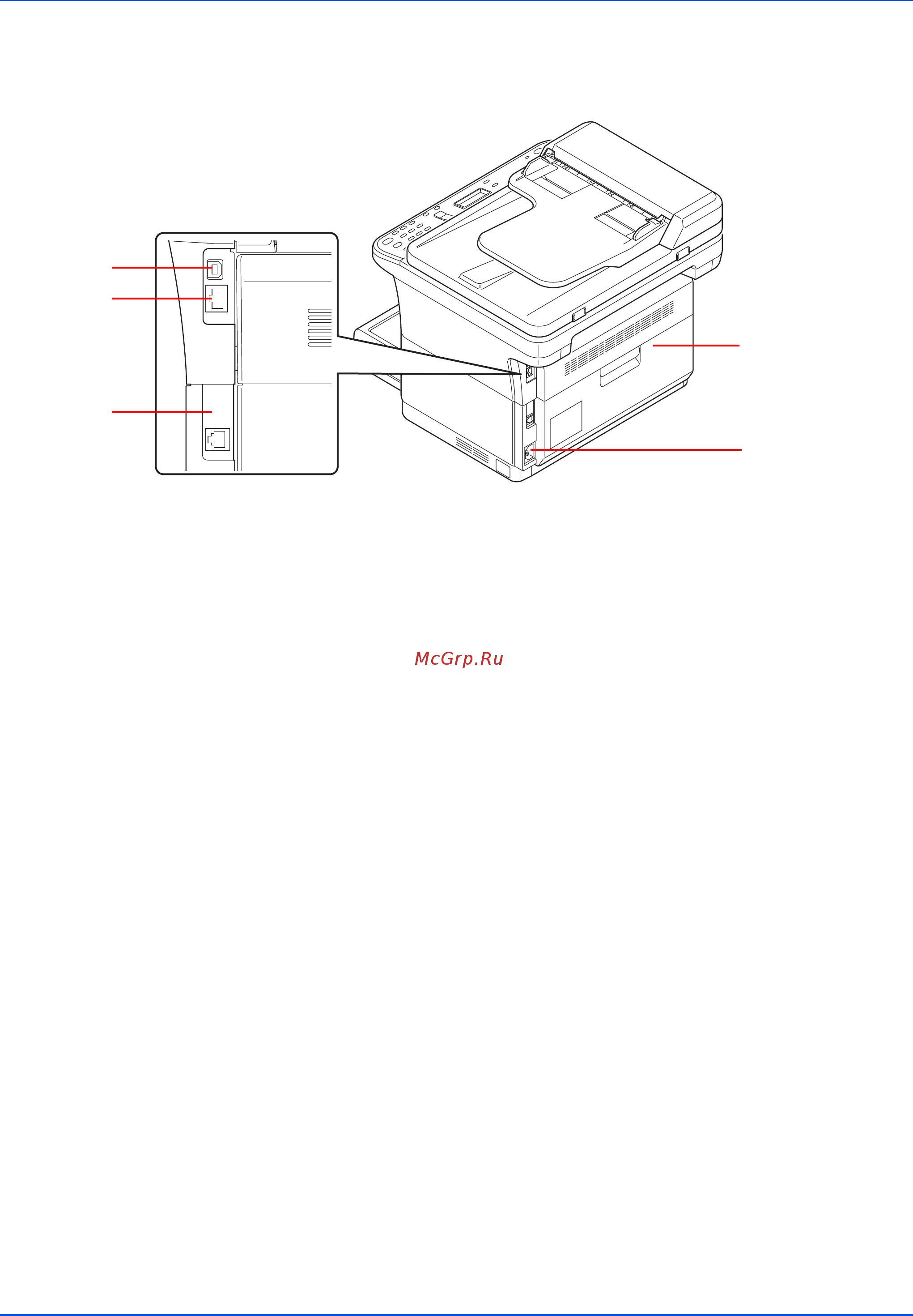 Kyocera ECOSYS FS-1025MFP [19/219] Компоненты задней части аппарата