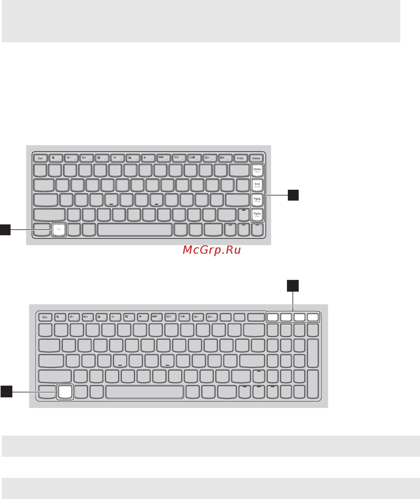 Lenovo IdeaPad B5130 (80LK00JDRK) [11/52] Комбинации функциональных клавиш