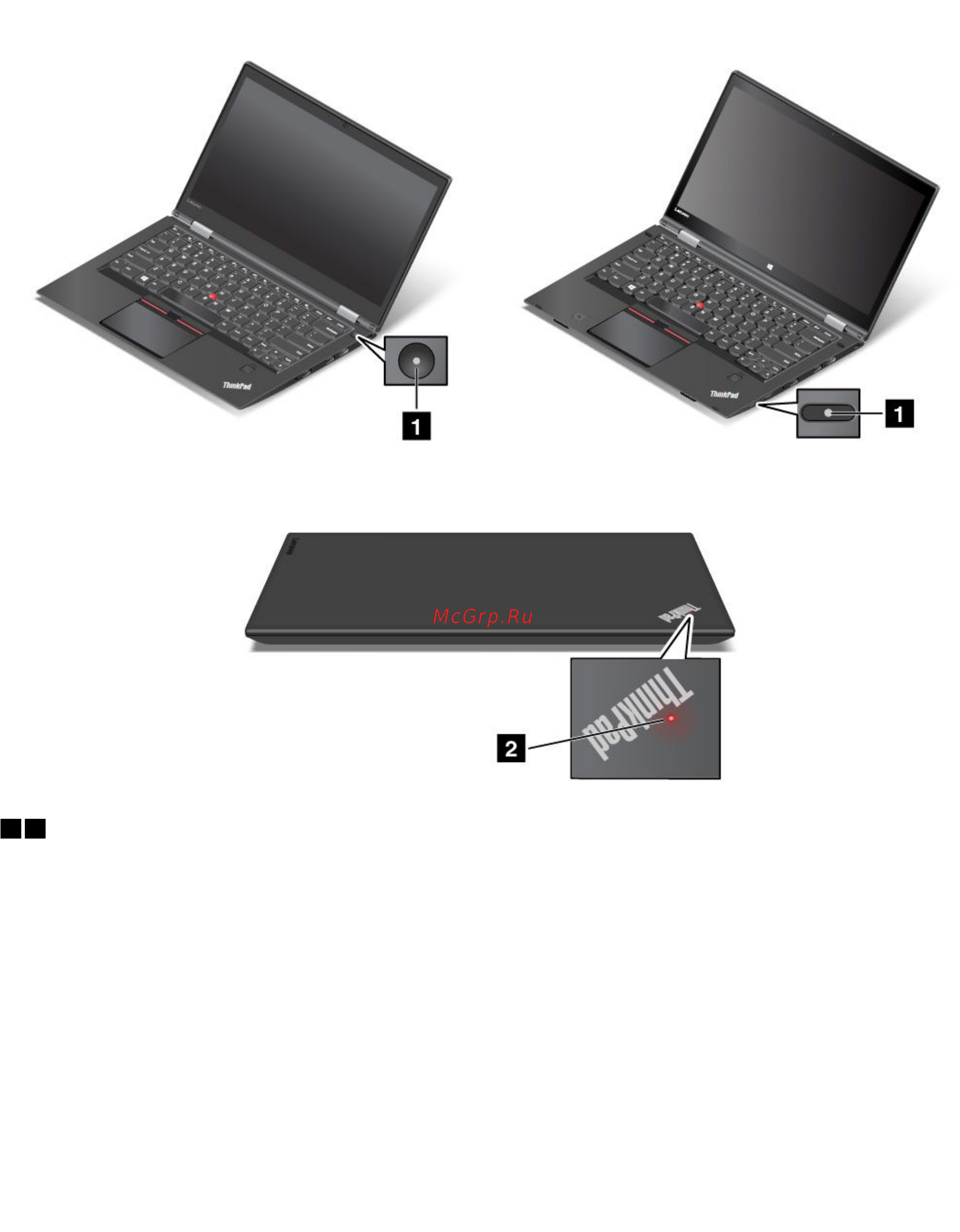 Lenovo ThinkPad X1 Carbon 4 (20FCS0VY00) [27/188] Индикаторы состояния