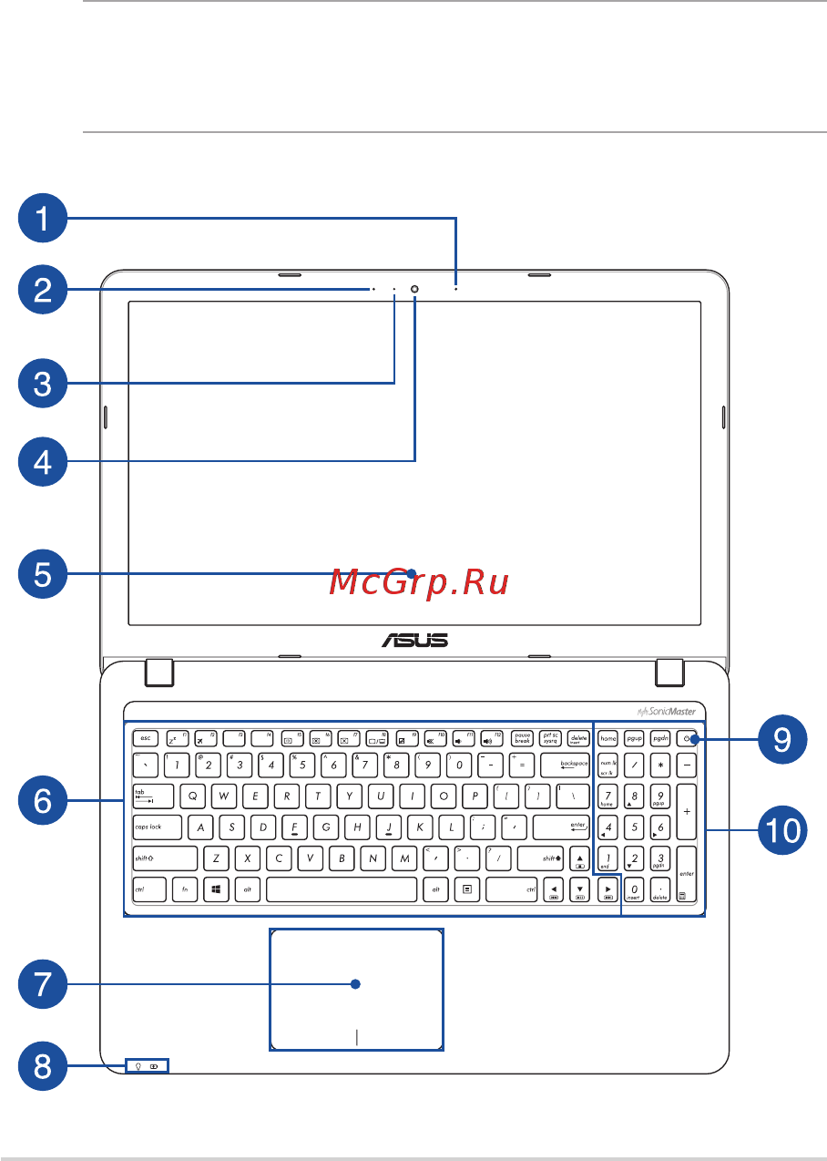 Asus X540SA-XX053D [14/112] Знакомство с ноутбуком