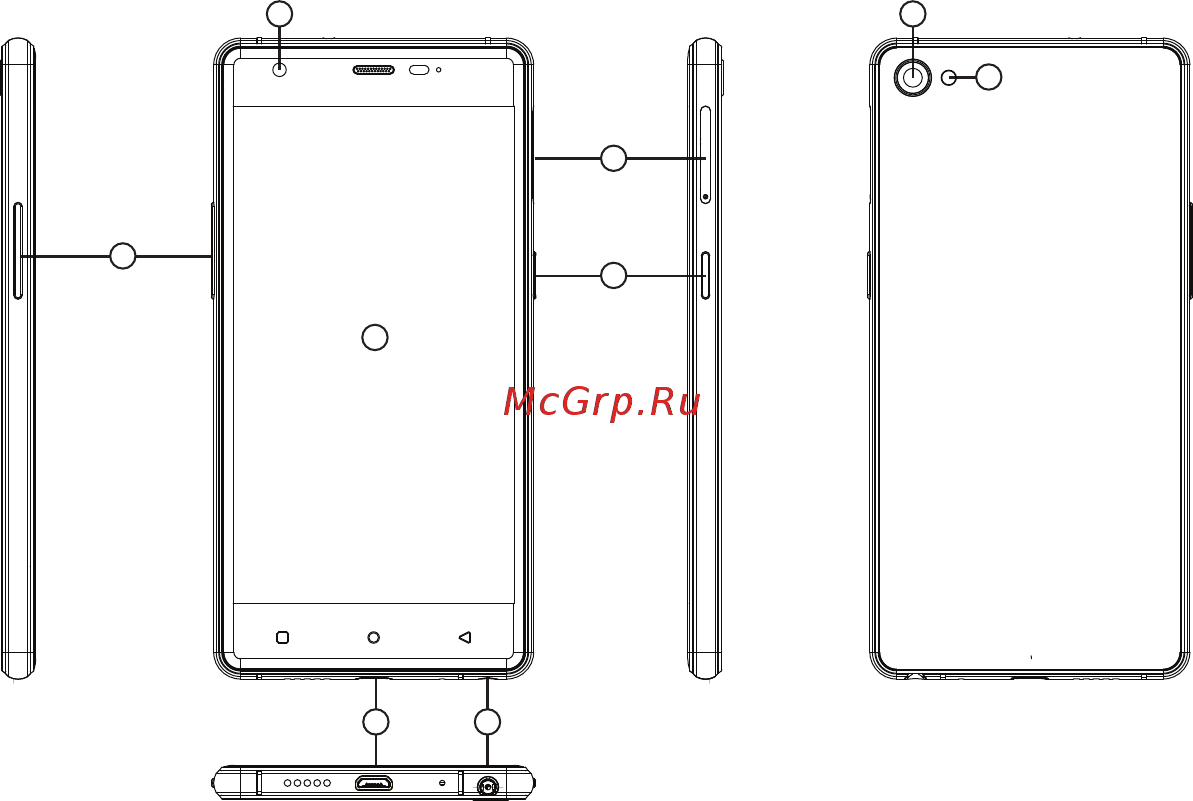 Digma VOX S503 4G 16Gb White Инструкция по эксплуатации онлайн [9/24] 242085