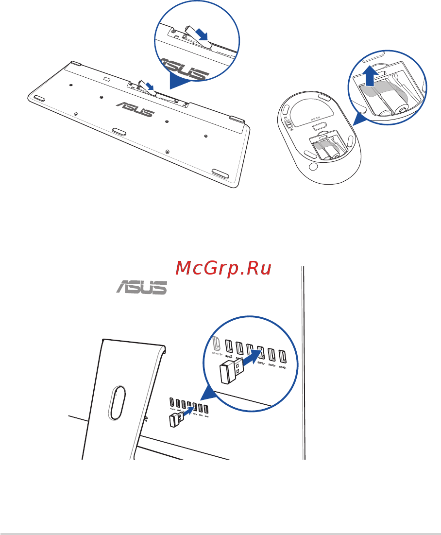 Asus Zen AiO ZN220ICGK-RC018X [20/64] Подготовка моноблочного компьютера к работе