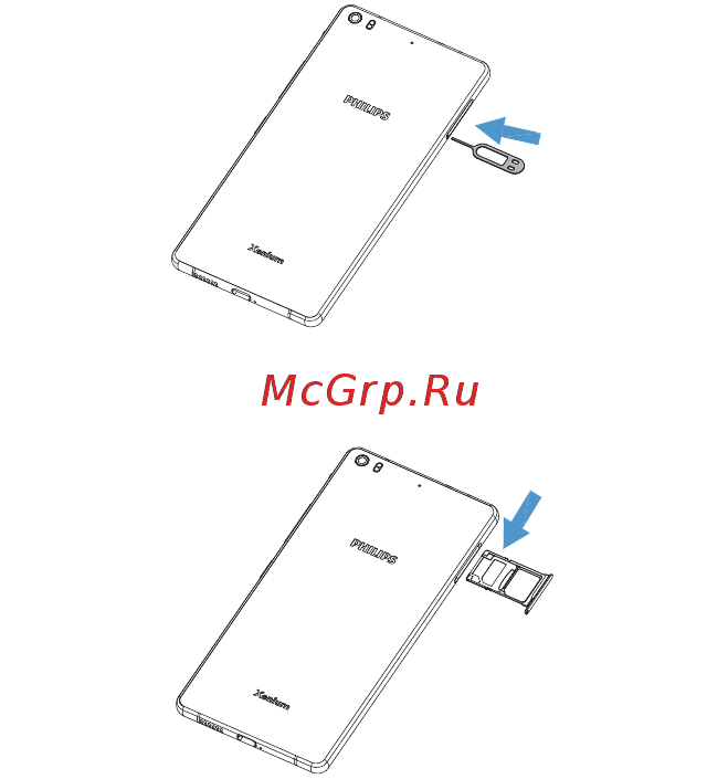 Philips Xenium X818 Black [4/15] Сборка и зарядка