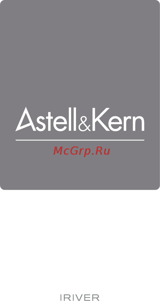 Astell&Kern AK300 64Gb Black Инструкция по эксплуатации онлайн