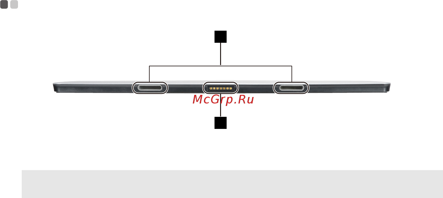 Lenovo IdeaPad Miix 310-10ICR [11/33] Разъем клавиатурной док станции
