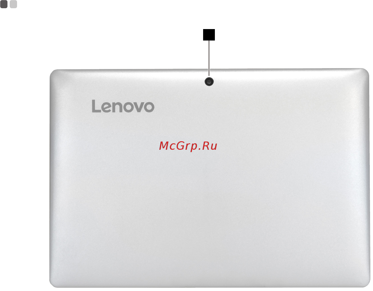 Lenovo IdeaPad Miix 310-10ICR [12/33] Вид сзади