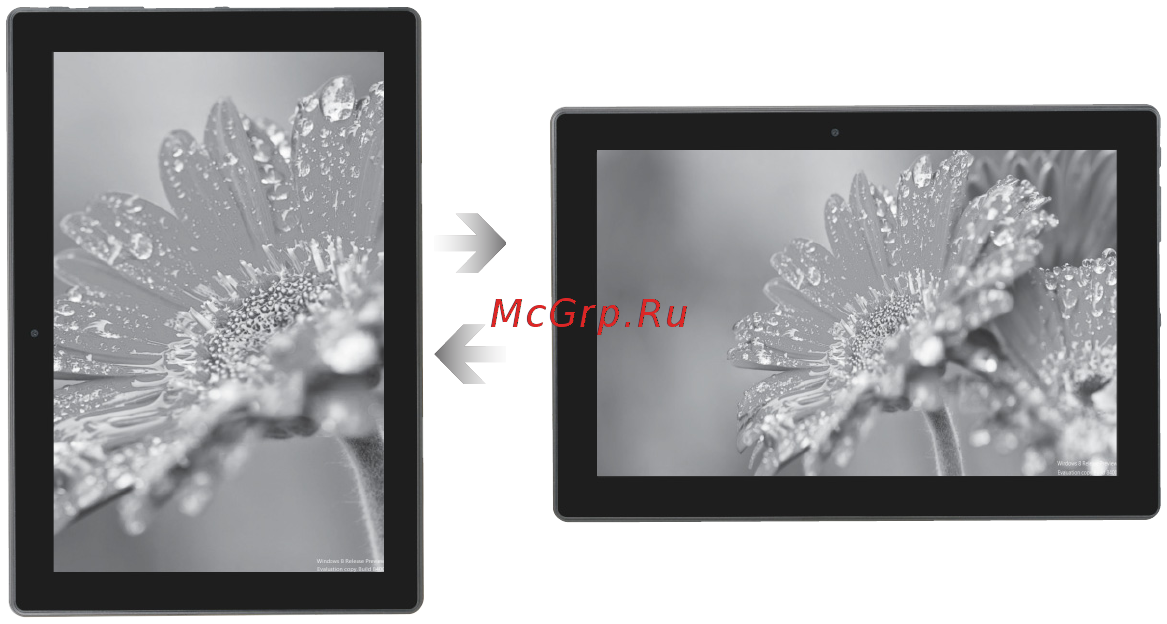 Lenovo IdeaPad Miix 310-10ICR [6/33] Ориентация экрана